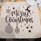 Christmas Stencils for Painting on Wood Walls Crafts Canvas 6"L x 6"W